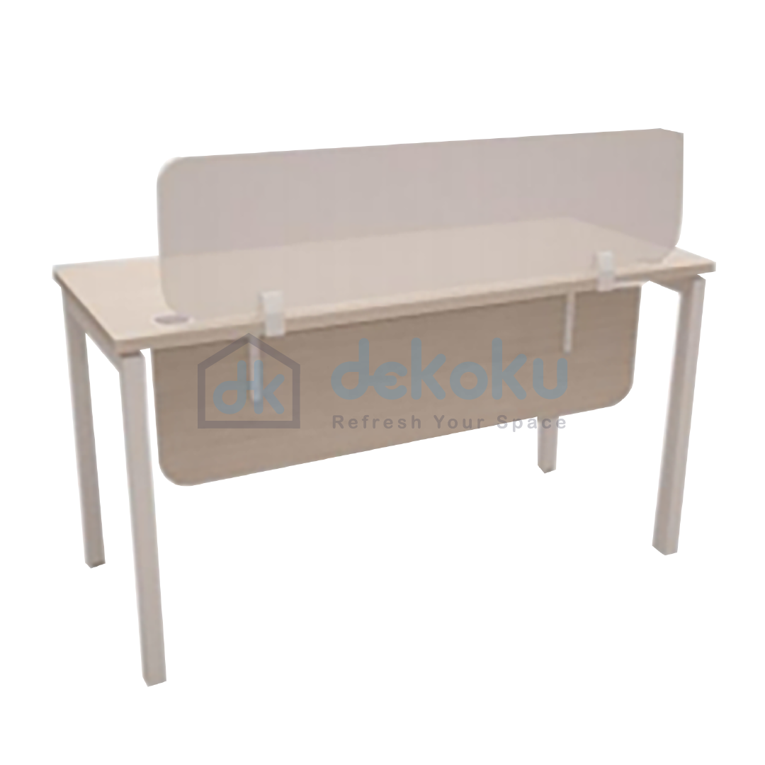 24009286  MEJA KERJA KONFIGURASI / WORKSTATION 1 SEATER 1206 MOCHA OAK